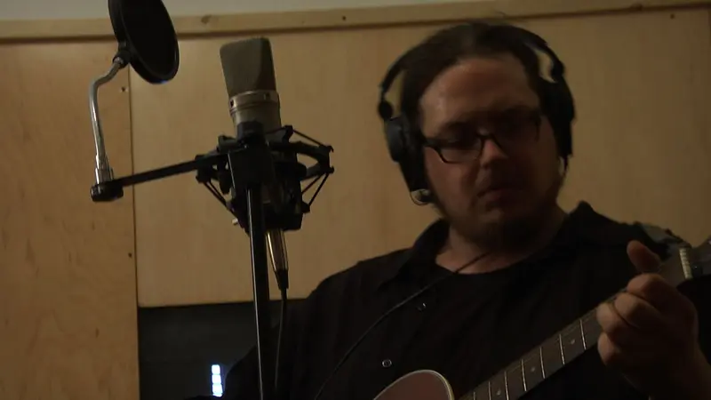 Jesse Cohen in the Recording Studio