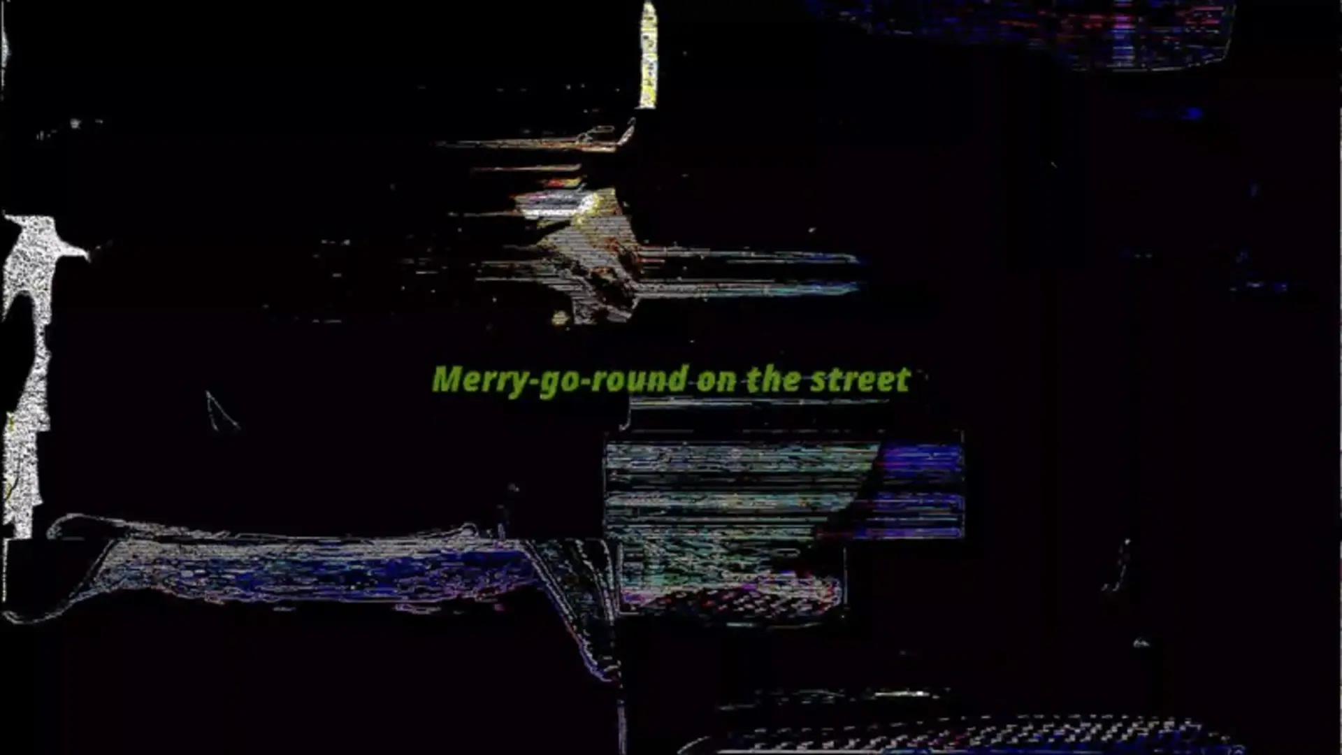 Merry-go-round on the street