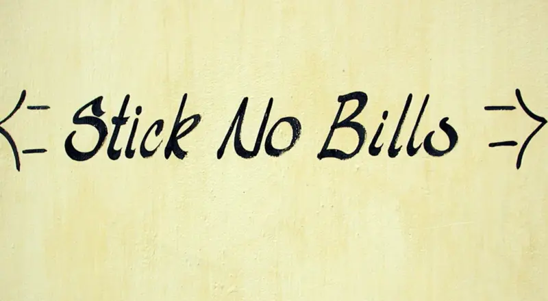 Stick No Bills
