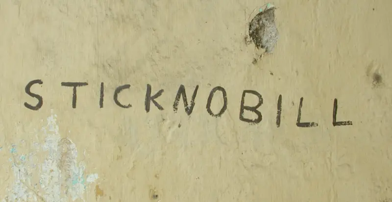 Stick No Bills